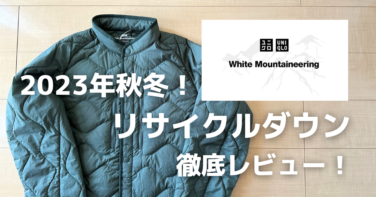 4XL UNIQLO and White Mountaineering ダウン